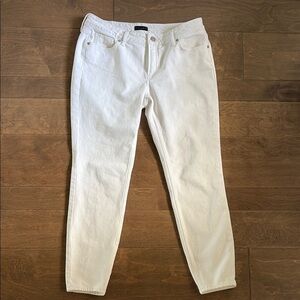 Silver Jeans Suki Skinny Off White Cream Ankle Jeans Women’s Size 31